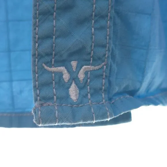 Wrangler TwentyX 20X Mens XLT Western Shirt Blue Rodeo Button Up - Picture 6 of 9